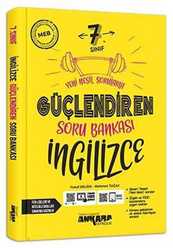 7. Sınıf İngilizce Güçlendiren Soru Bankası Ankara Yayıncılık