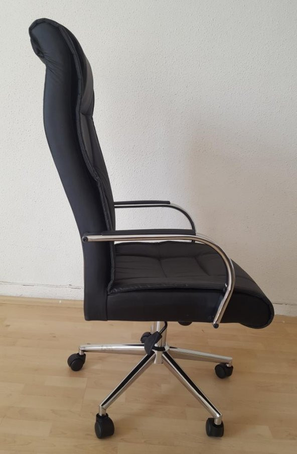 MAKAM SANDALYESİ LÜKS KROM AYAK - Resim 4