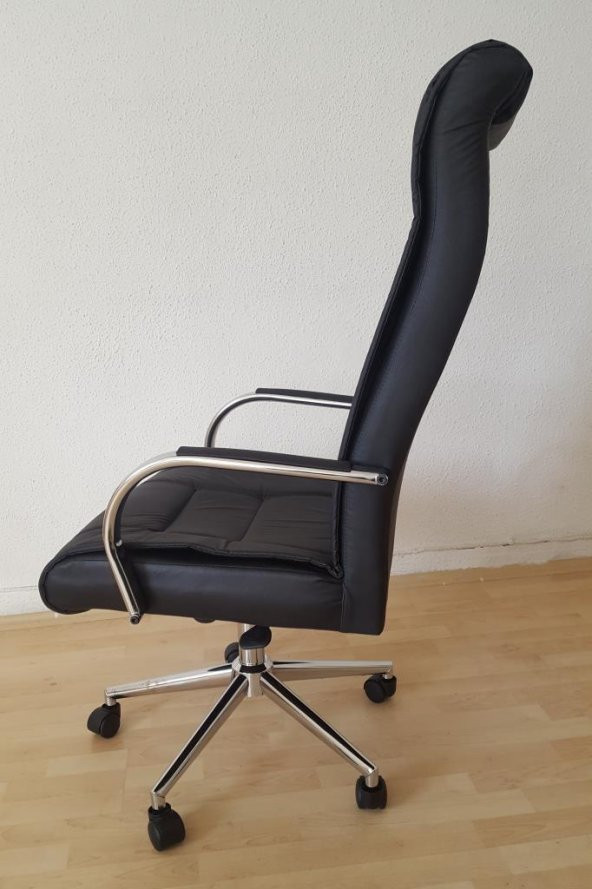 MAKAM SANDALYESİ LÜKS KROM AYAK - Resim 6