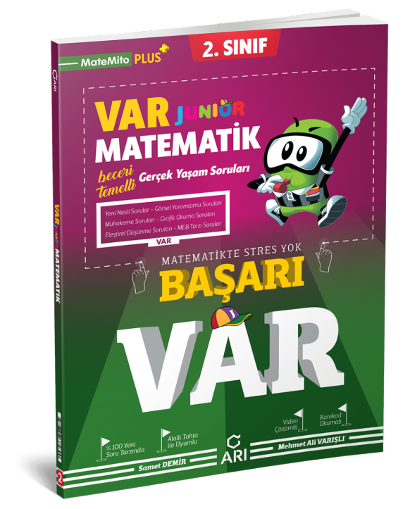 2. Sınıf Matematik Junior VAR Soru Bankası Arı Yayıncılık