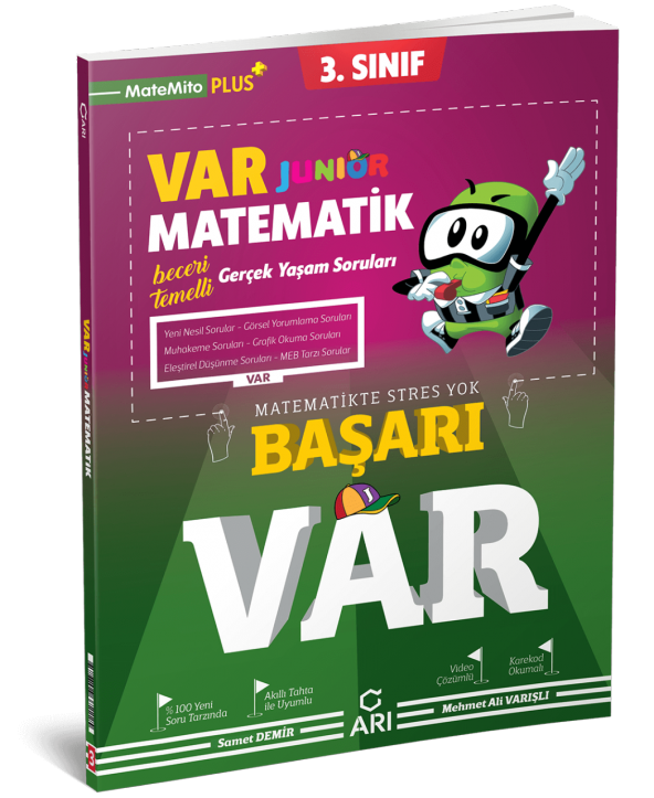 3. Sınıf Matematik Junior VAR Soru Bankası Arı Yayıncılık