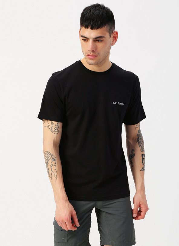 Columbia Csc Basic Logo™ Shirt Erkek Tişört Siyah