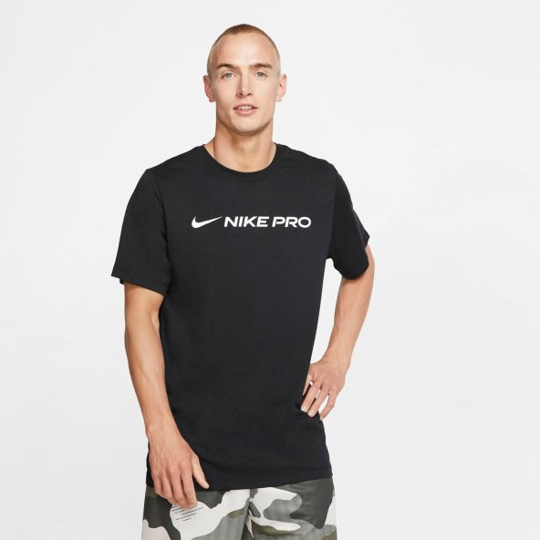 Nike Dri-FIT Erkek Siyah Kısakol Tişört