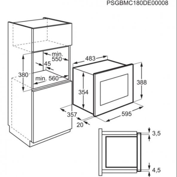 Electrolux LMS4253TMX Grill Ankastre Mikrodalga - 2