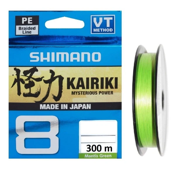 Shimano Kairiki 8 300m Mantis Green 0.16mm ürün görseli 1