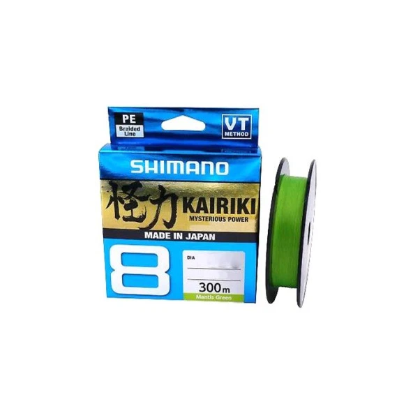 Shimano Kairiki 8 300m Mantis Green 0.10mm ürün görseli 1