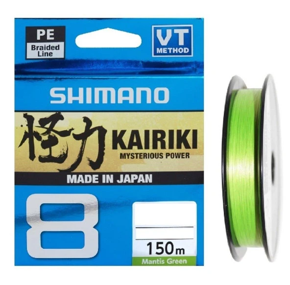 Shimano Kairiki 8 150m Mantis Green 0.06 mm