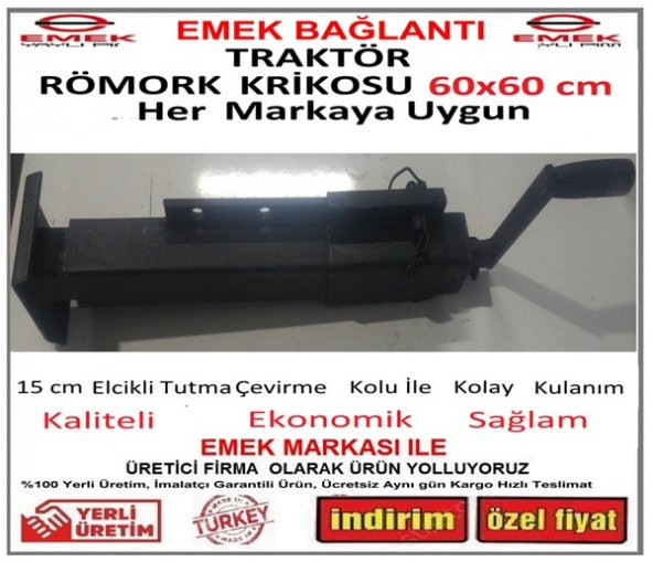 Römork Krikosu 60x60 cm Her Marka Traktöre Uygun Orjinal Ürün - 3