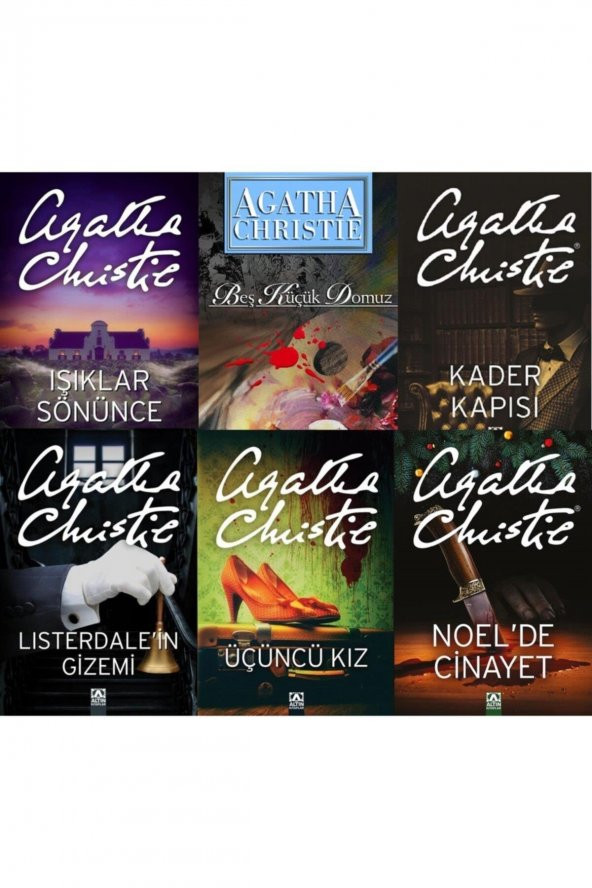 Agatha Christie Kitap Seti 6 Kitap