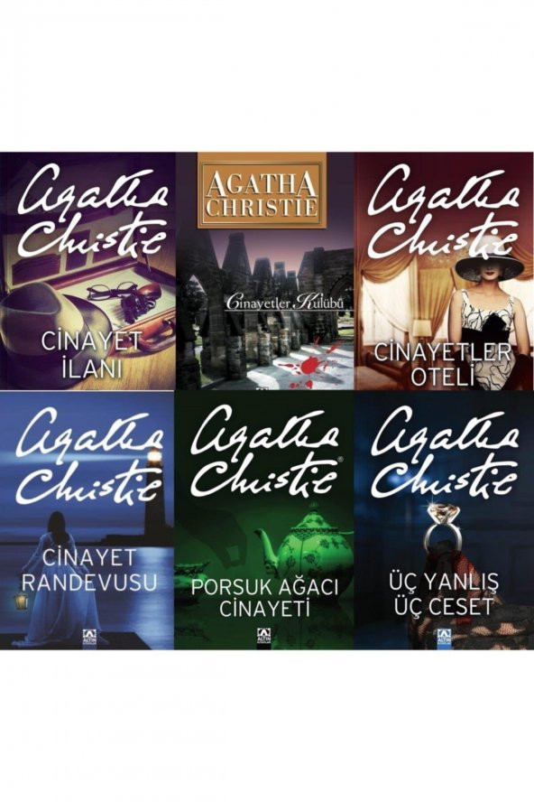 Agatha Christie Cinayet Serisi 6 Kitap (Altın Kitaplar)