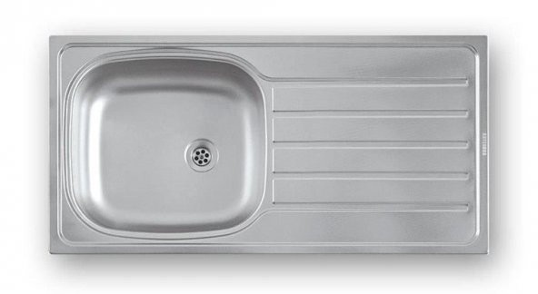 ARTENOVA  86X43.5 BATARYA DELİKSİZ PASLANMAZ ÇELİK EVYE - 2
