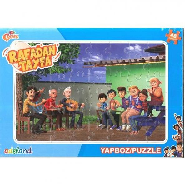 TRT Çocuk Adeland Frame Yapboz - Puzzle 48 Parça - Rafadan Tayfa