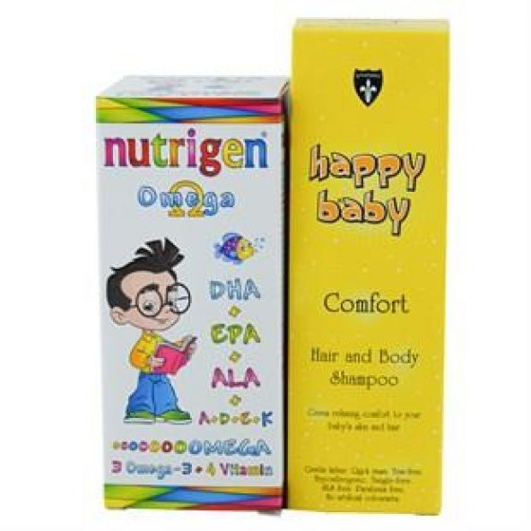 Nutrigen Omega 200ml Şurup + Happy Baby Şampuan Hediye