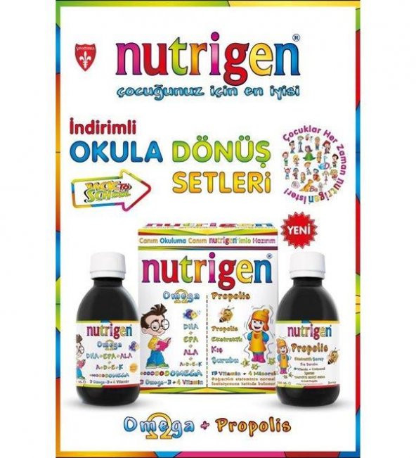 Nutrigen Omega 200ml + Propolis Şurubu 200ml