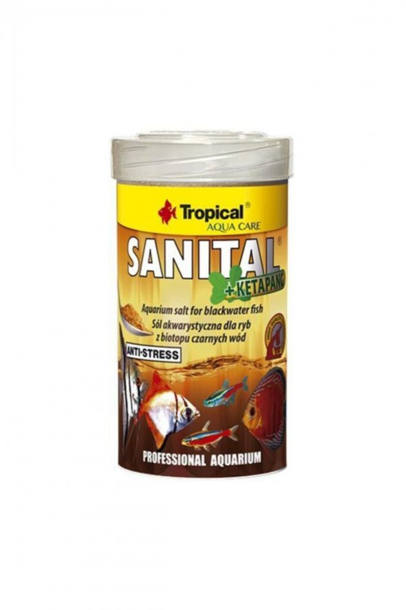 Tropical Sanital +ketapang 100ml Akvaryum Tuzu