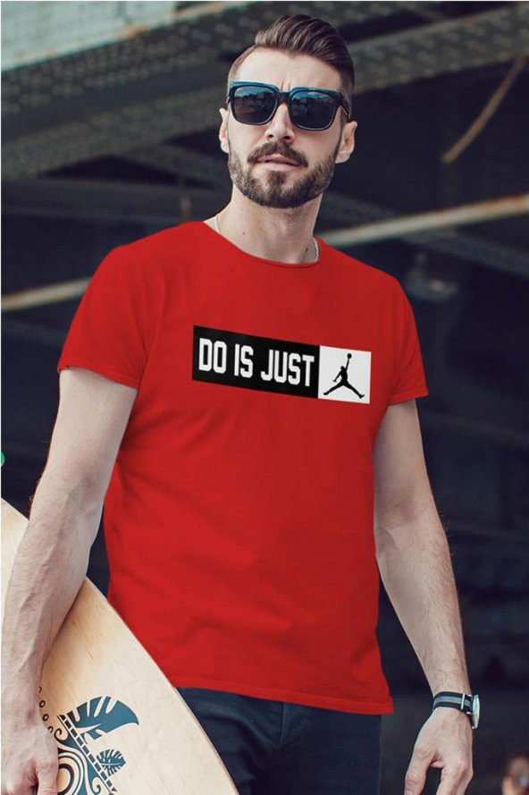 Air Jordan 18 Kırmızı NBA Erkek Tshirt - Tişört