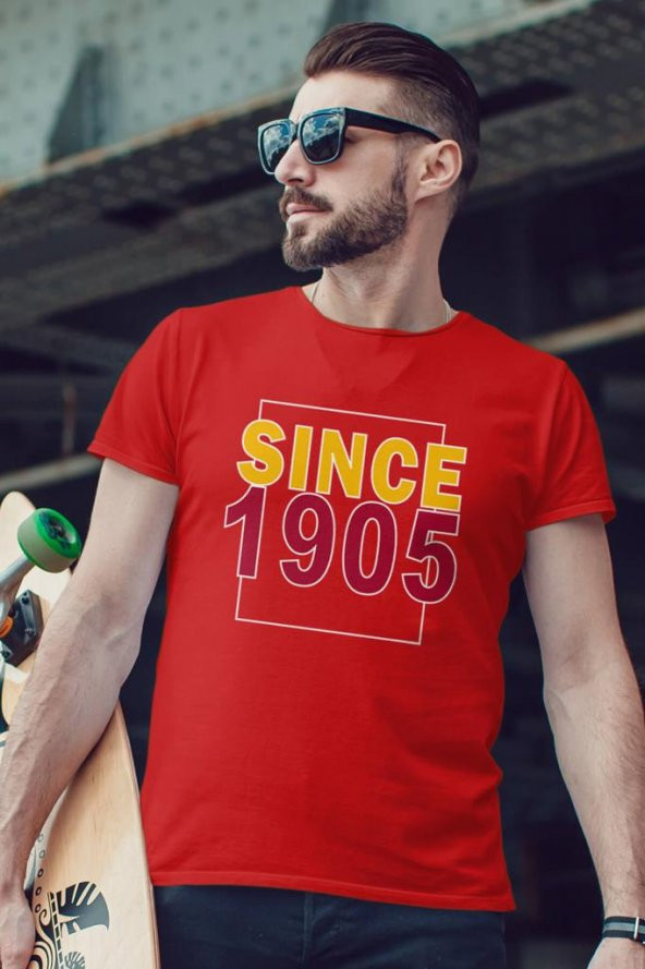 Since 1905 Kırmızı GS Erkek Tshirt - Tişört