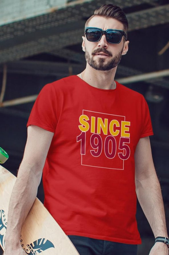 Since 1905 Kırmızı GS Erkek Tshirt - Tişört - 2