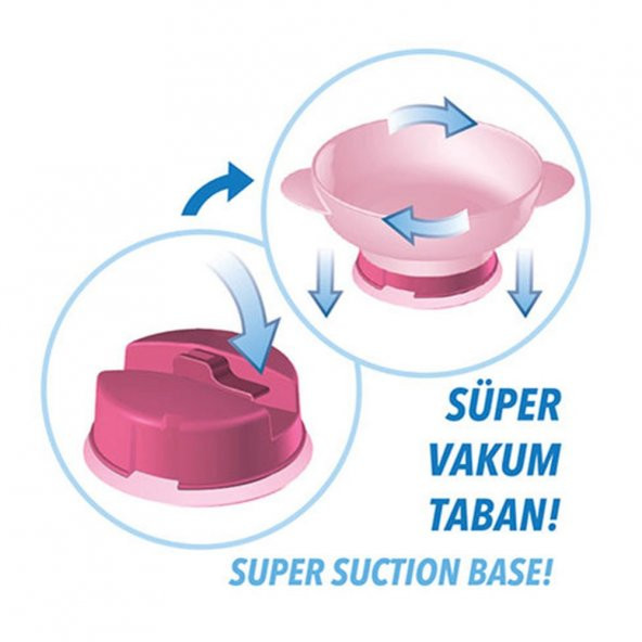 Mycey Süper Vakumlu Tabak Pembe - 3