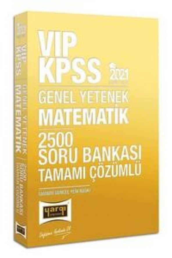 YARGI KPSS GY MATEMATİK VIP 2500 SORU BANK-2021