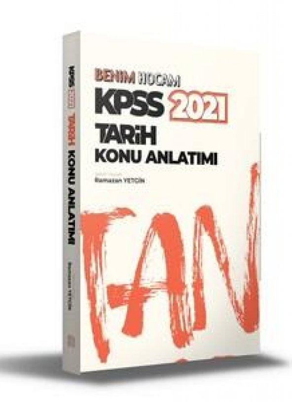 BENİM HOCAM KPSS TARİH KONU ANLATIMI-2021