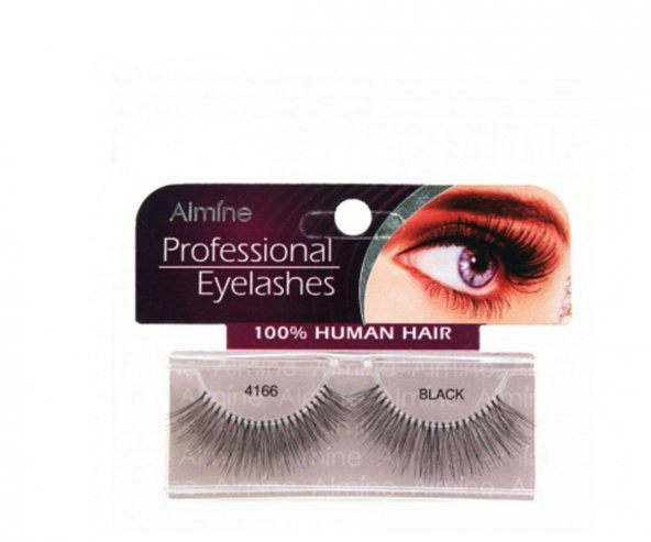 Almine Profesiosnal Eyelashes Black 4166