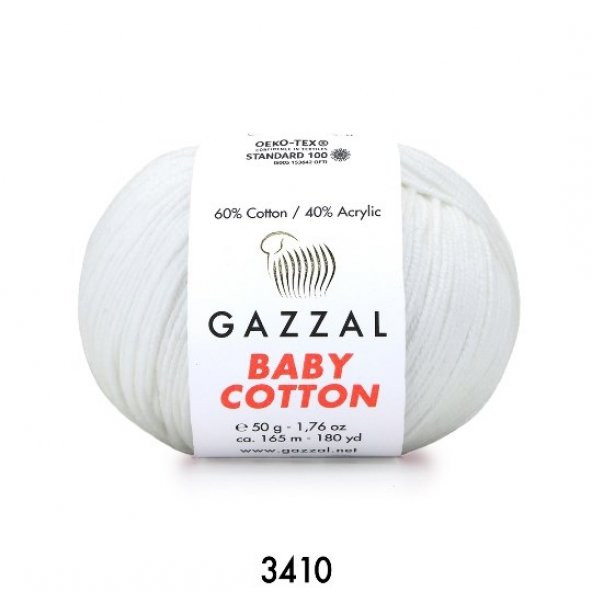Gazzal Baby Cotton 3410 Ekru