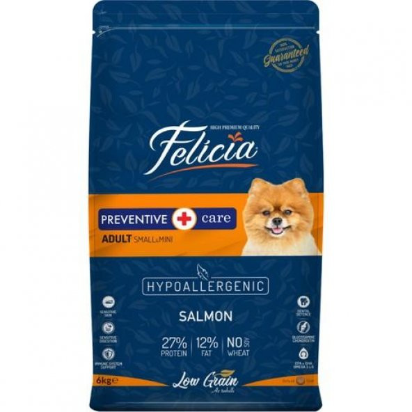 Felicia Somonlu Küçük Irk Yetişkin Köpek Maması 6 kg