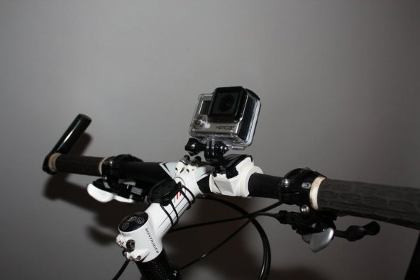 Gopro MTB Gidon Bağlantısı  Organik Plastikten Dekoratif Aparat - 2