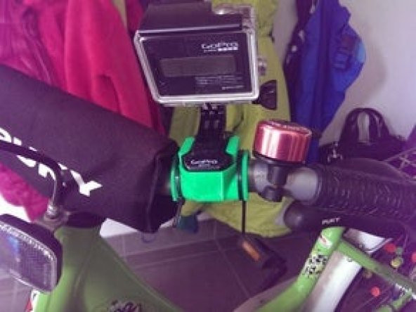 Gopro MTB Gidon Bağlantısı  Organik Plastikten Dekoratif Aparat - 10