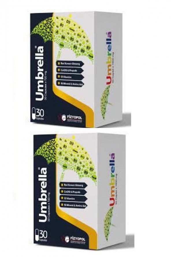 Umbrella 30 Tb Multivitamin Mineraller 2li paket - 2