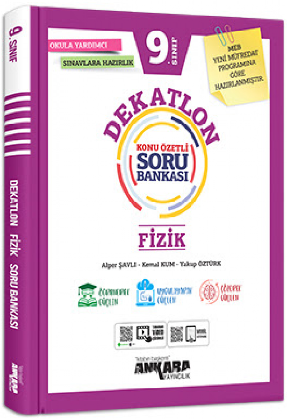 Ankara Yayıncılık 9.Sınıf Dekatlon Fizik Soru Bankası