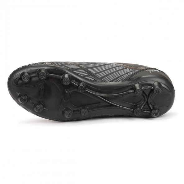 Jump 25850 Krampon Çim Saha Erkek Futbol Ayakkabı Siyah - Gri - 10