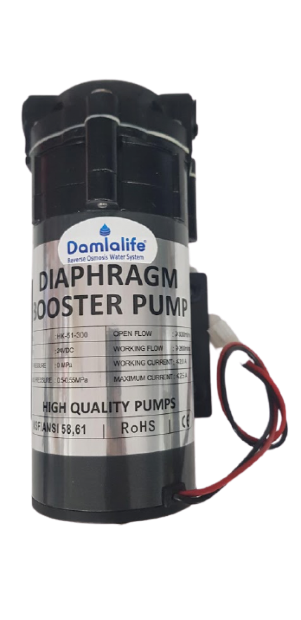 Booster 24 Volt 3,7 Amp Ro 300 Gpd Yüksek Basınç Pompası - 2