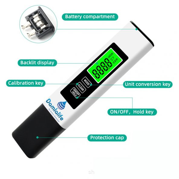 Digital Tds Metre Termometreli Su Ölçme Aleti - 3