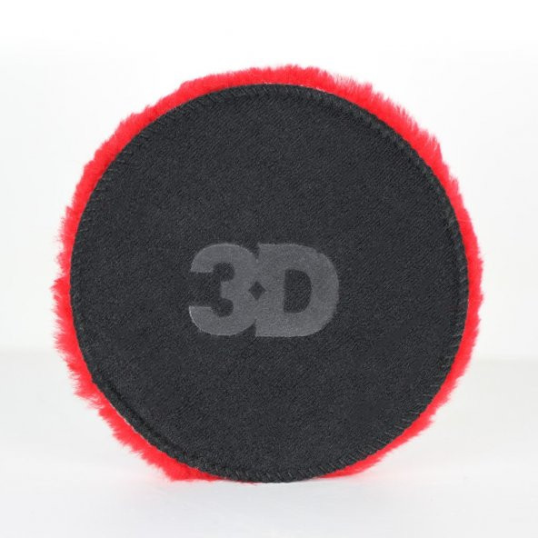 3D Red Wool Pad & Kırmızı Koyun Yünü Keçe Çap 16 Hav1.5 cm K WR7 - 2