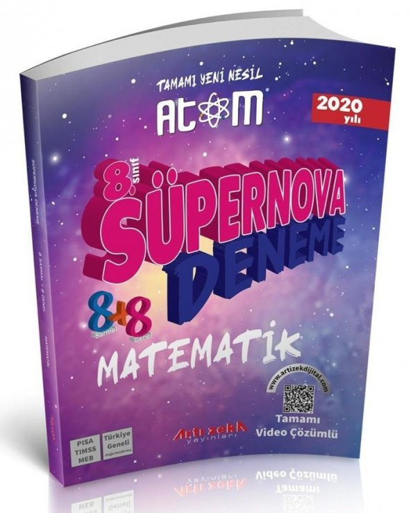 Artı Zeka 8.Sınıf Süpernova Matematik Paket Deneme Sınavı