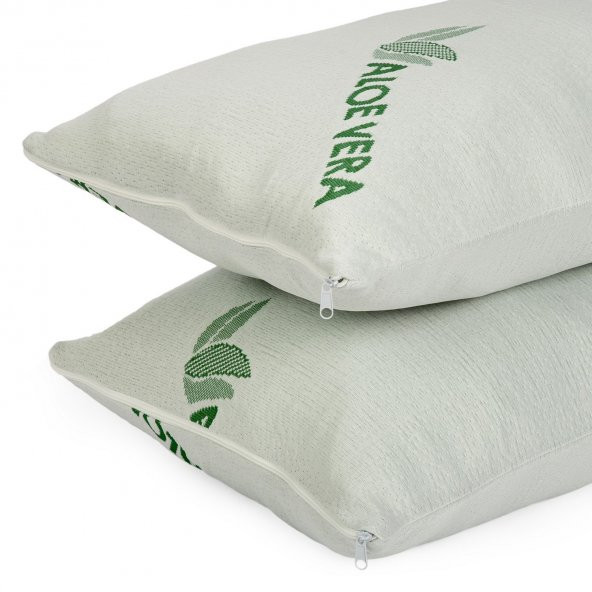 Sluupy Aloe vera yastık 50x70 visco Yastık Ortopedik (2 ADET)