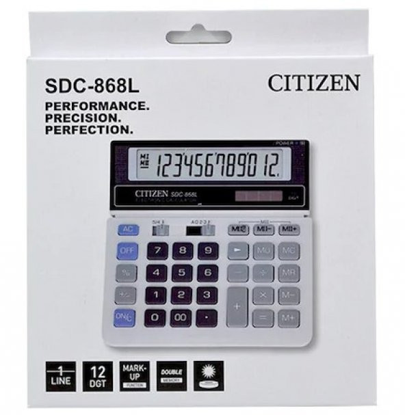 Citizen SDC-868L Büyük Hesap Makinesi