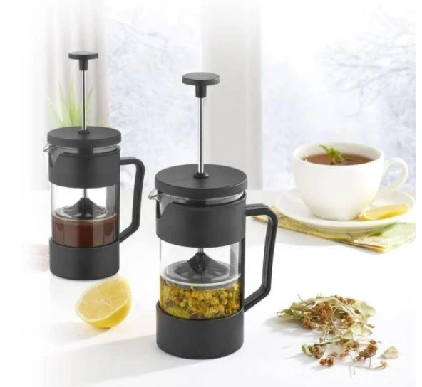 350 ml Ölçekli Filtre Kahve Bardağı Bitki Çayı Bardağı Frech Press