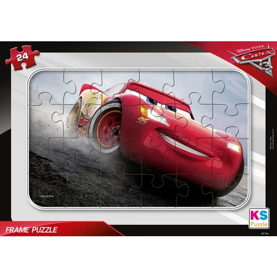 KS Games Cars Frame Puzzle 24 - 2