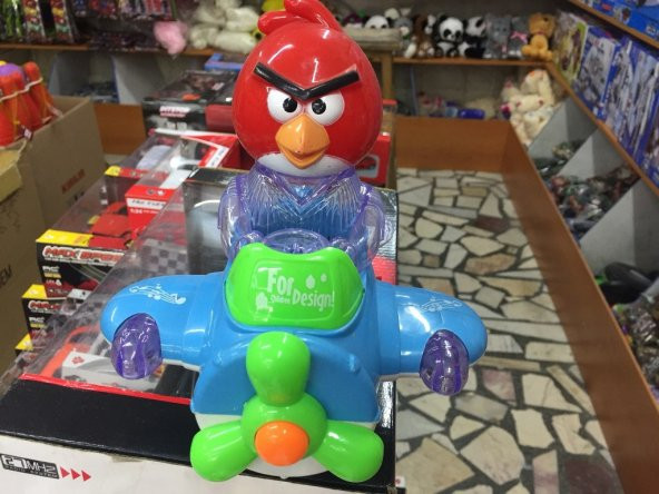 IŞIKLI SESLİ ANGRY BİRDS OYUNCAK UÇAKLI