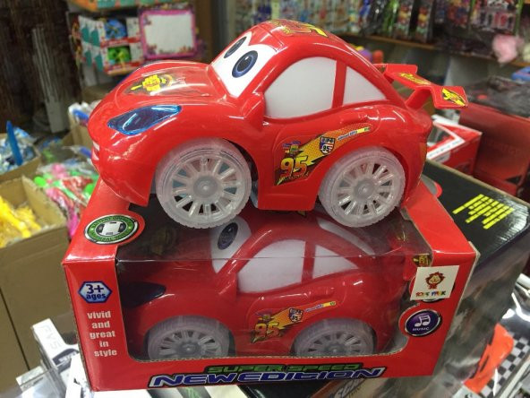 IŞIKLI SESLİ MÜZİKLİ CARS ARABA OYUNCAK - 1