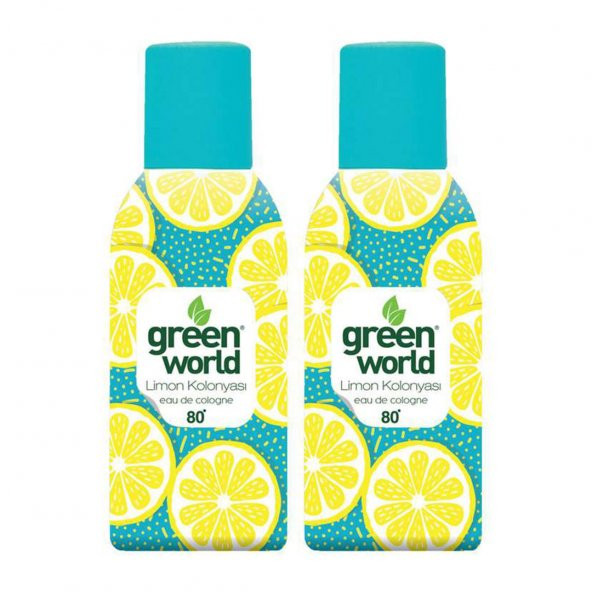 Greenworld Kolonya Aerosol 150 Ml 2 Adet