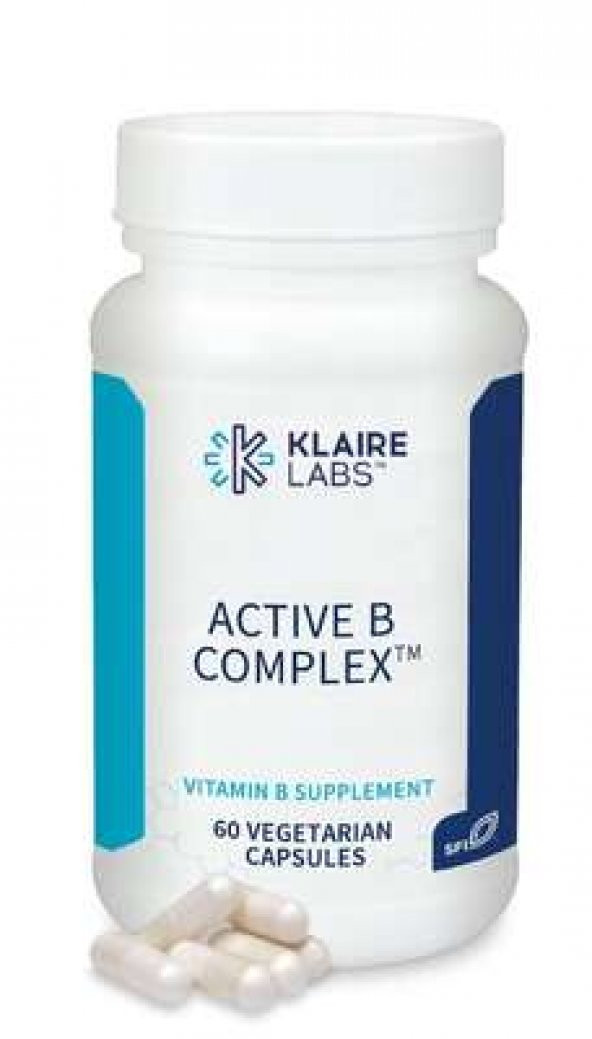Klaire Labs Active B Complex 60 Kapsül