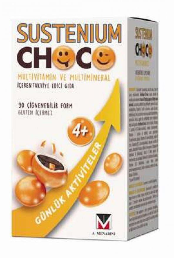 Sustenium Choco Çiğnenebilir 90 Tablet