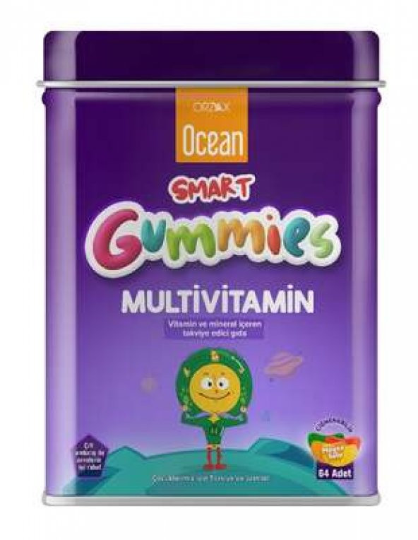Ocean Smart Gummies Multivitamin 64 Adet