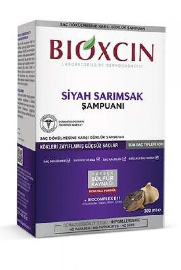 Bioxcin Sarımsak Şampuanı 300 ml