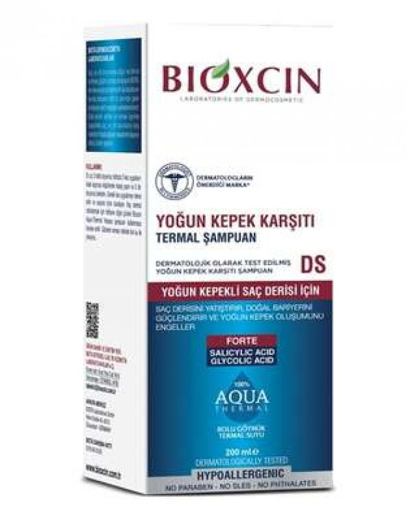 Bioxcin Aquathermal DS Yoğun Kepek Şampuanı 200 ml