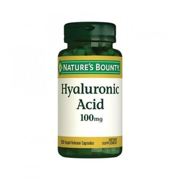 Natures Bounty Hyaluronic Acid 100 mg 30 Kapsül